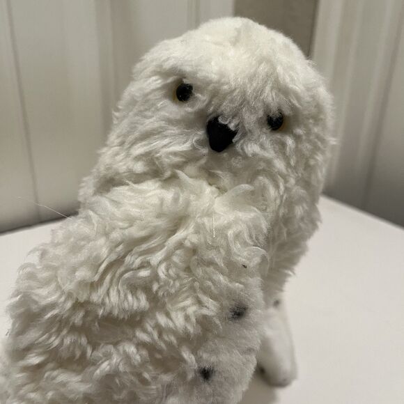Harry Potter Owl Hedwig Plush White The Noble Collection Stuffed Animal 11" - Picture 2 of 9
